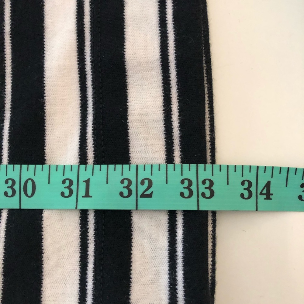 LOFT black and white boatneck dress - Picture 5 of 8